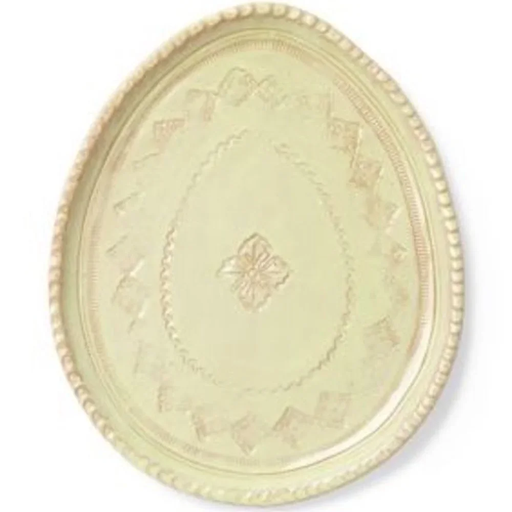 NWOT Vietri Bellezza Spring Celadon Oval Salad Plates Set of 4